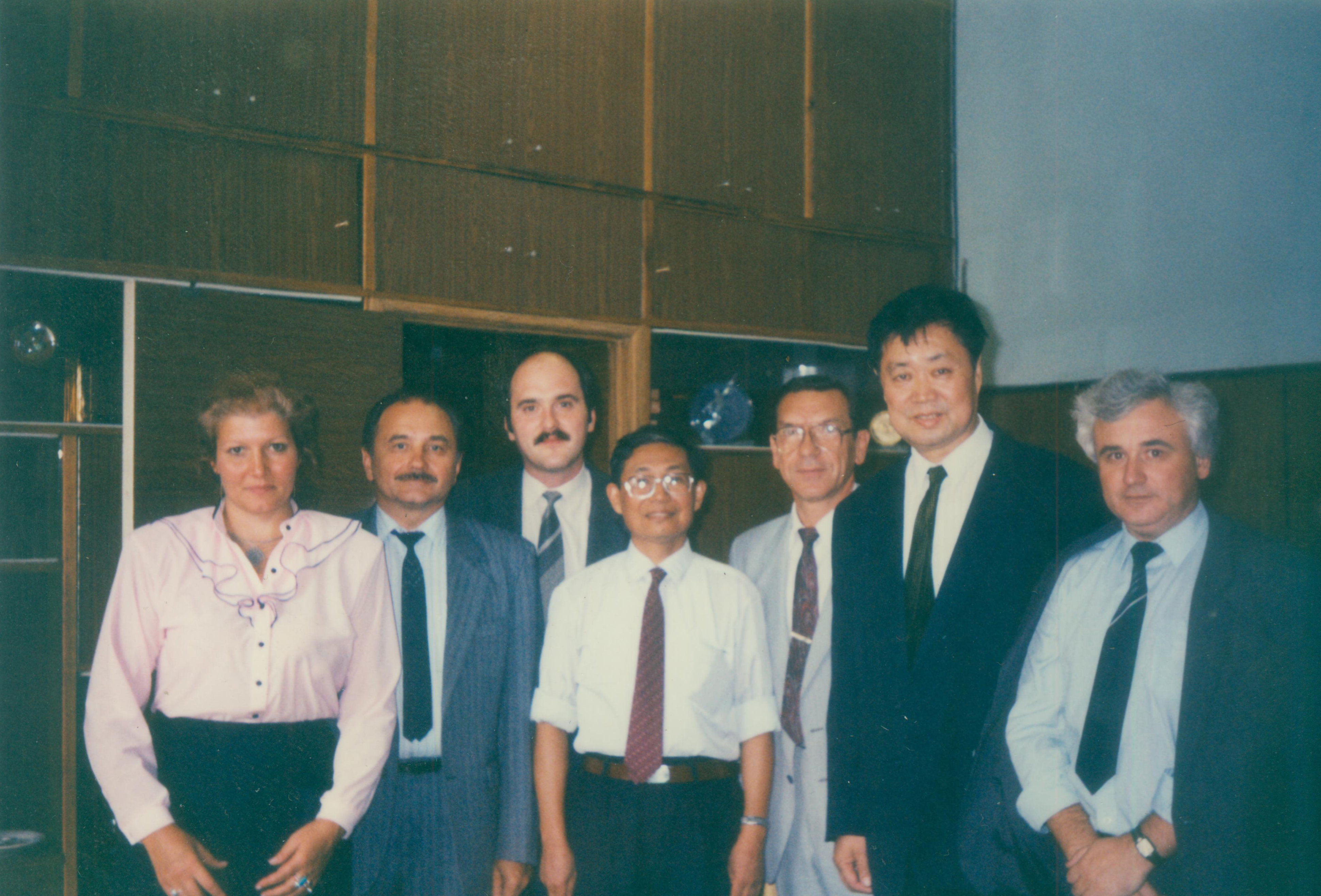 1992年经济管理学院院长赴莫斯科航空学院讲学和访问